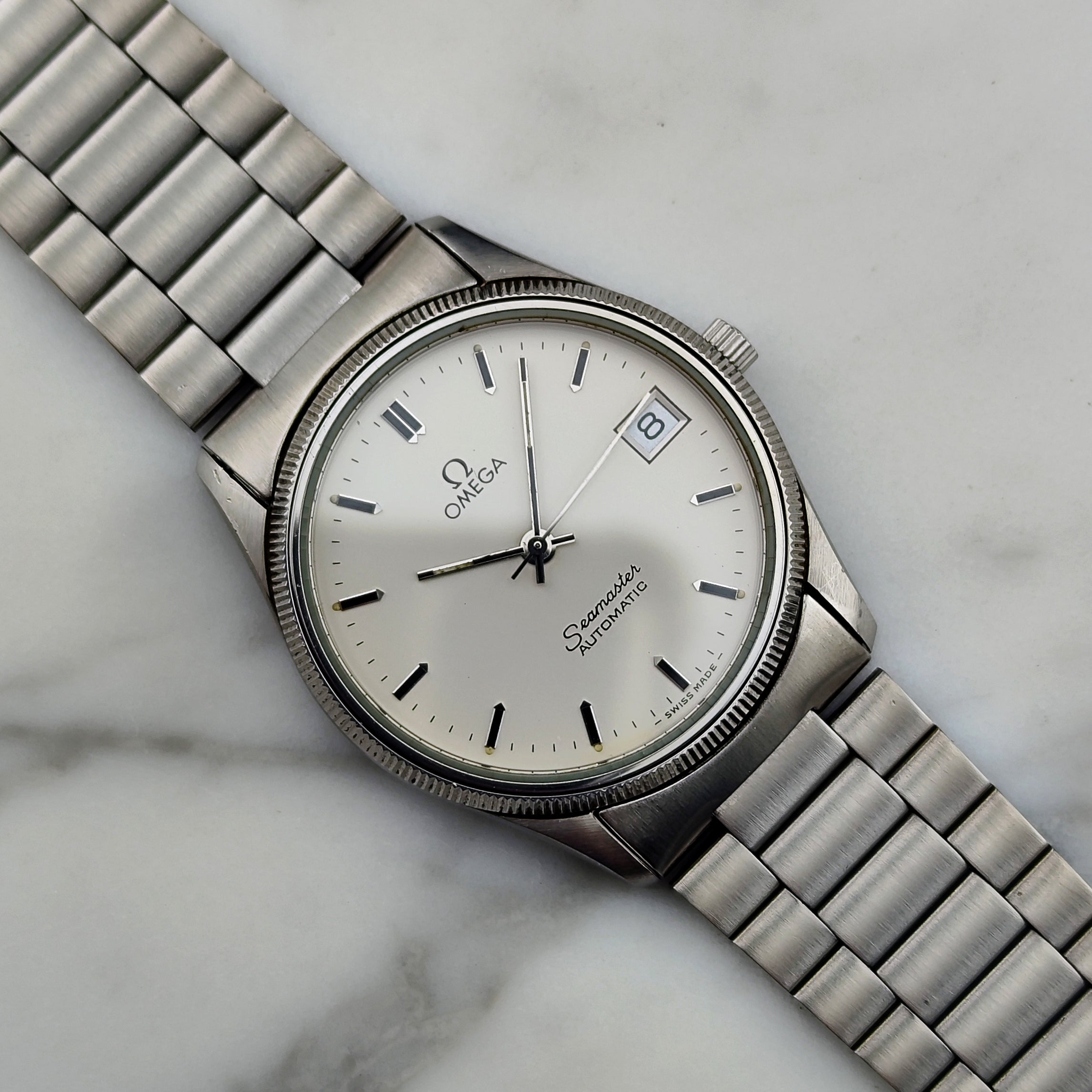 OMEGA Seamaster Automatic White Dial Fullset 1982 – Ref. 166.0277