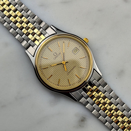 Omega Seamaster Quarz Two-Tone Comb Dial Ref. 196.0251