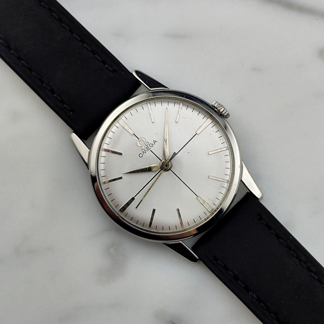 Omega Classic Crosshair Dial 1960 Ref. 14714-2 Handaufzug