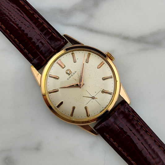 Omega Classic Gold White Dial 1960 [REF. 14391-4] mit Originalbox