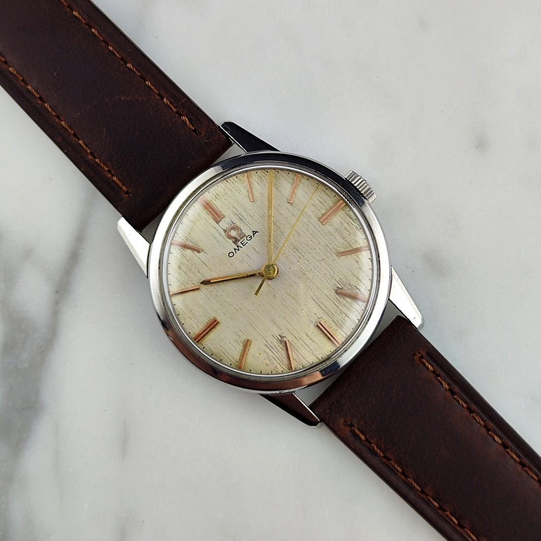Omega Classic Vintage White/Champagne Gold Dial 1961 (Ref. 14714)