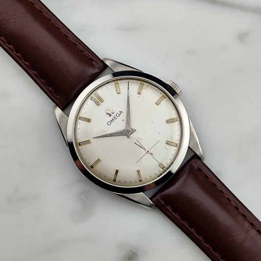Omega Classic White Dial 1958 Serviced Ref. 2900-7 Vintage