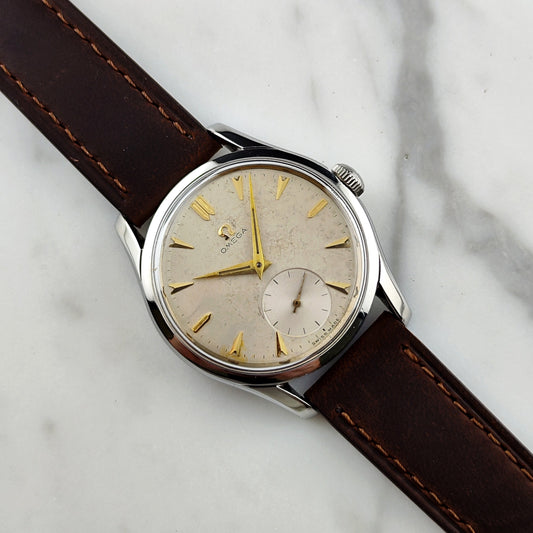 Omega Classic Ref. 1639 White Dial 1952 – Vintage Dresswatch Stahl Handaufzug Cal. 266