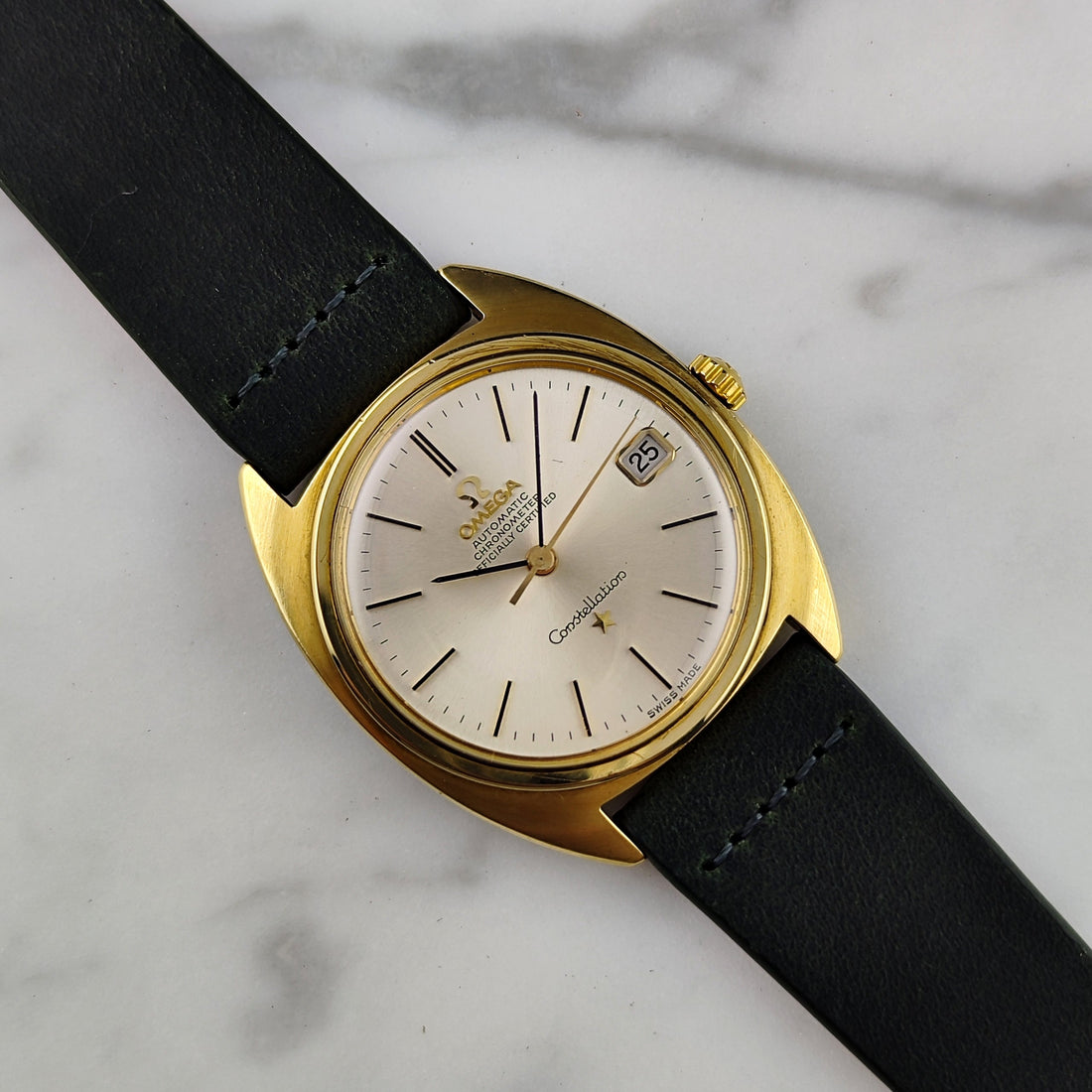 Omega Constellation C-Shape Ref. 168.017 (1966) – Eleganter Chronometer-Klassiker mit originalem Omega-Glas