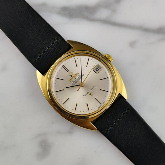 Omega Constellation C-Shape Ref. 168.017 (1966) – Eleganter Chronometer-Klassiker mit originalem Omega-Glas