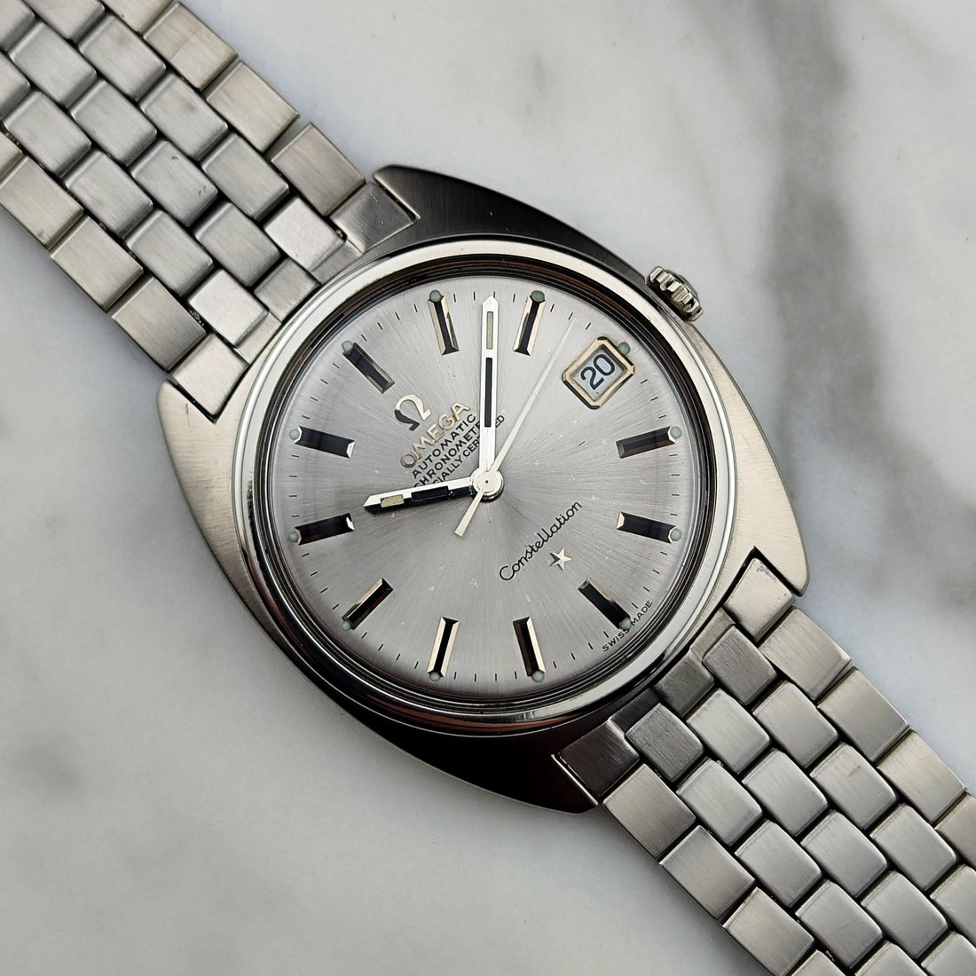 Omega Constellation C-Shape 1966 Ref. 168.017 steel bracelet – Aigner ...