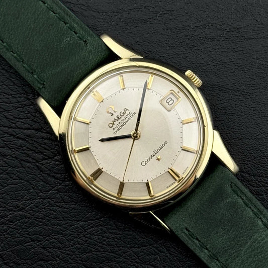 OMEGA Constellation Chronometer Gold Pie Pan [REF. 14393]