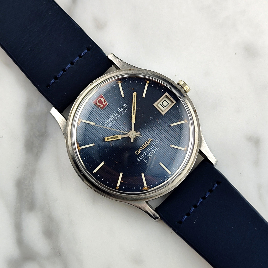 Omega Constellation f300Hz Blue Dial 1972 Ref. 198.003