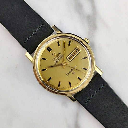 Omega Constellation Chronometer Rare Gold Day-Date 1970 (Ref. 168.016)