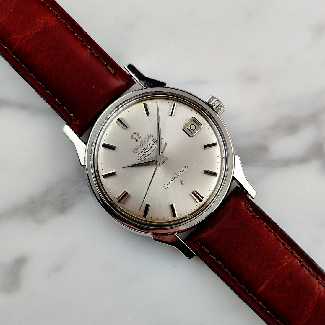 Vintage Omega Constellation Chronometer Silver Dial 1966 – [REF. 168.005]