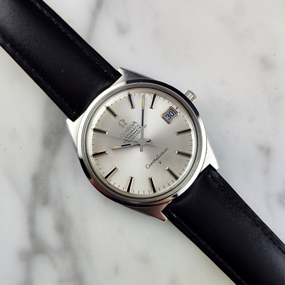 Omega Constellation Chronometer Ref. 168.015 Silver Dial 1967 – Vintage Automatic mit Originalglas