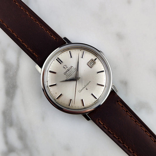 Omega Constellation Chronometer Steel Silver Dial 1966 (Ref. 168.004) – frisch serviced