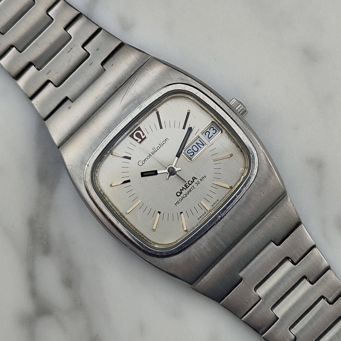 Omega Constellation Megaquartz 32 KHz Day-Date Ref. 196.0016