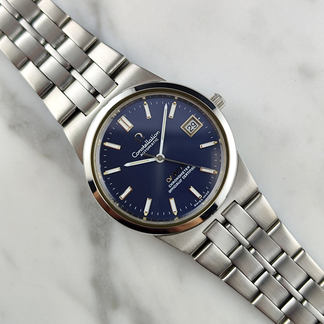 Omega Constellation Blue Dial 1971 (Ref. 168.0055) – seltenes Mint-Exemplar