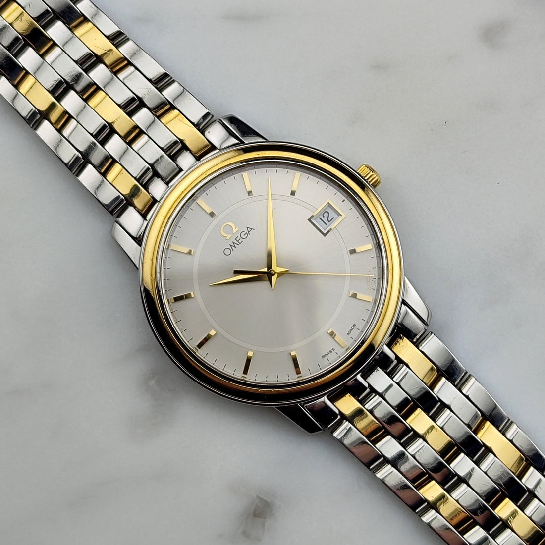 Omega De Ville Prestige Two-Tone Quarz 1998 Ref. 196.1150