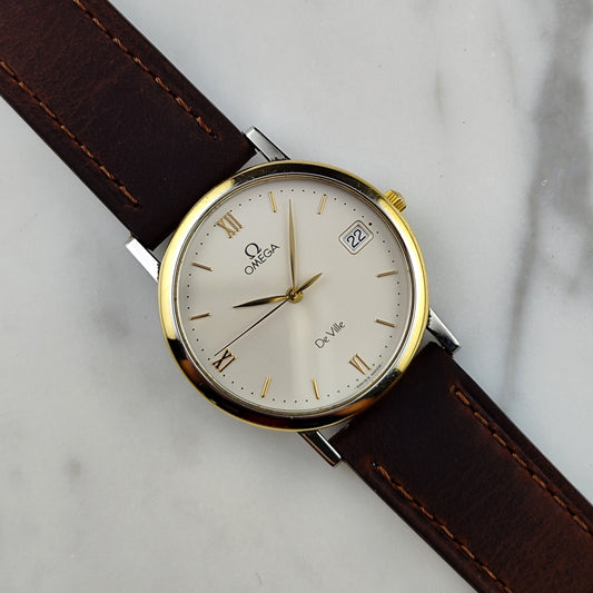 Omega De Ville Two-Tone Steel Gold 1993 – zeitlose Eleganz im kompakten Format