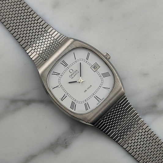 Omega De Ville Quarz 1976 Ref. 192.0029 – Weißes Römer-Zifferblatt
