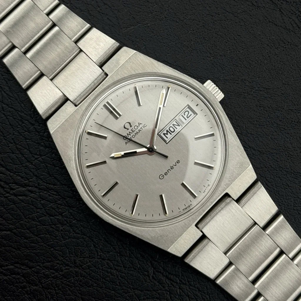 OMEGA Genève Automatic Day-Date Steel Bracelet Mint [REF. 166.0125]