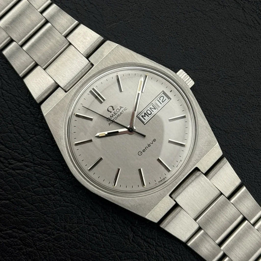 OMEGA Genève Automatic Day-Date Steel Bracelet Mint [REF. 166.0125]