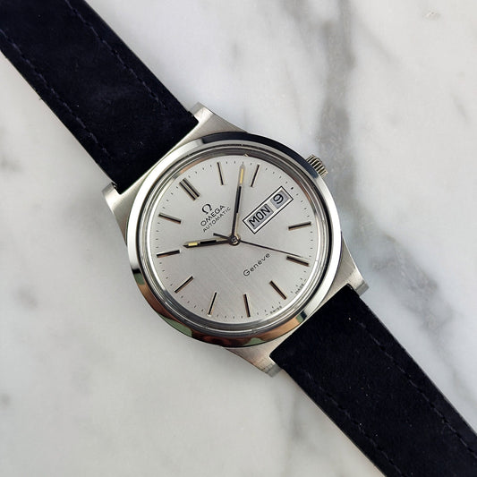 Omega Genéve Day-Date Silver Dial 1977 (Ref. 166.0169) – frisch serviced