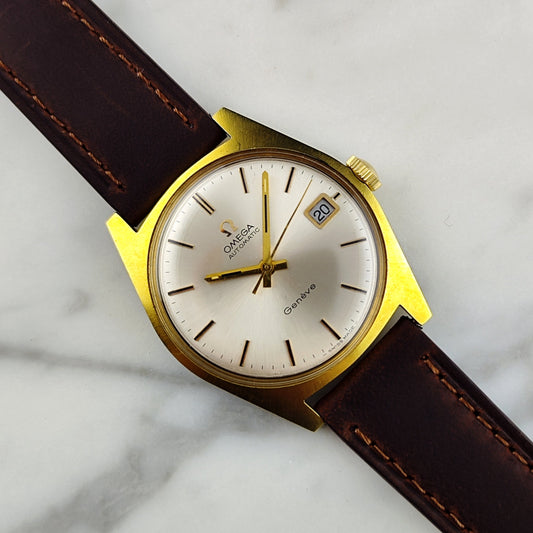 Omega Genève Automatic Gold White Dial 1971 [REF. 166.041]
