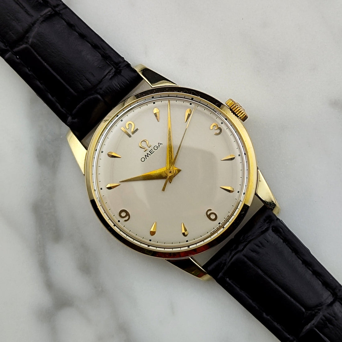 Omega Genève 80 Micron Gold 1950 Serviced [REF. 2513-5]