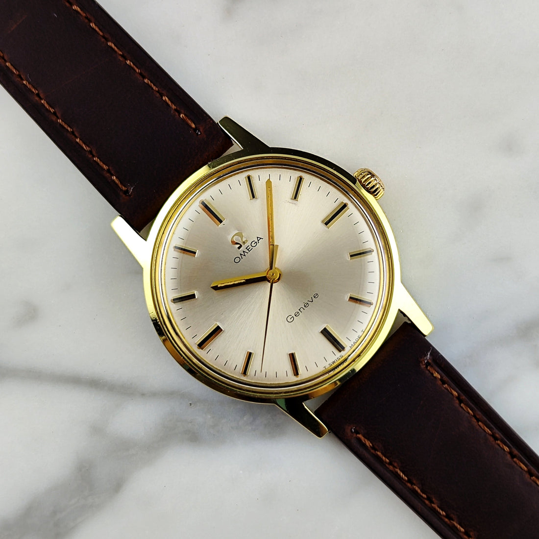 Omega Genève Gold White Dial 1970 [REF. 135.070]