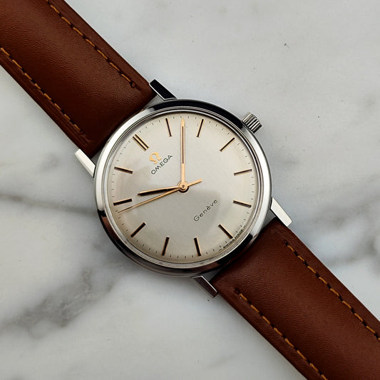 Omega Genève Silver Dial 1969 Ref. 131.019 – Handaufzug Mint+
