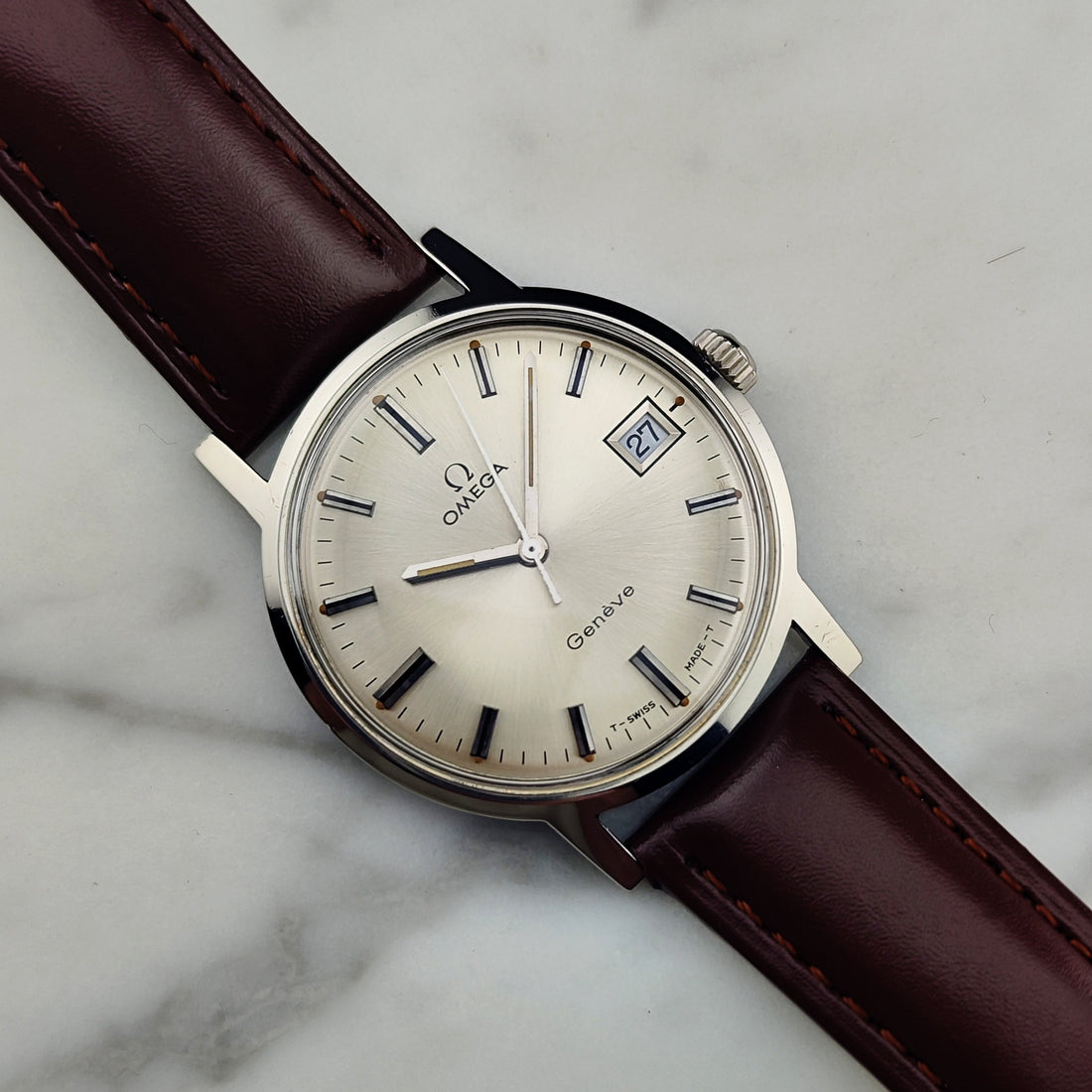 Omega Genéve Steel Mint+ 1971 Ref. 136.070 – Handaufzug Klassiker