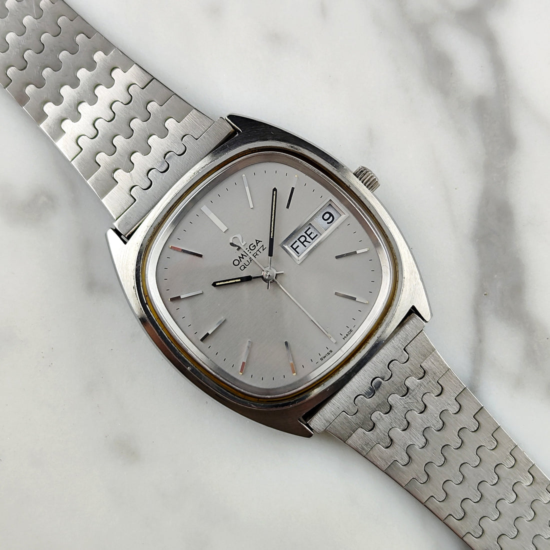 Omega Genève Ref. 196.0066 (1973) – Seltene Quarz-Omega mit deutscher Day-Date-Anzeige