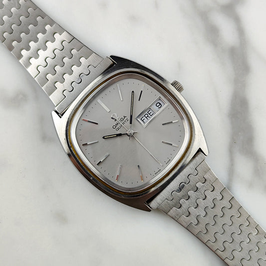 Omega Genève Ref. 196.0066 (1973) – Seltene Quarz-Omega mit deutscher Day-Date-Anzeige