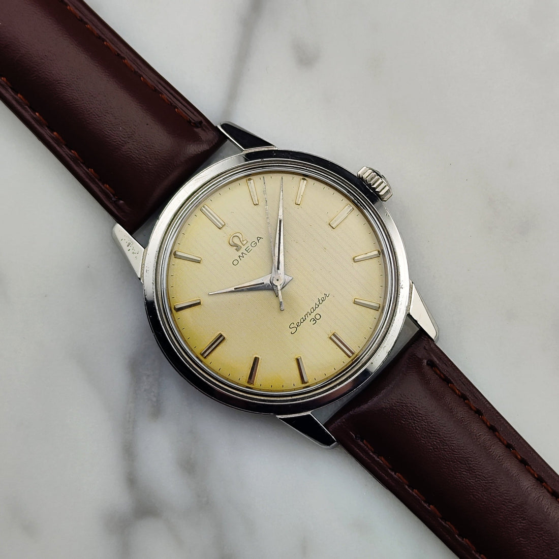 Vintage Omega Seamaster 30 Gold Tapestry Dial 1961 [REF. 135.007]