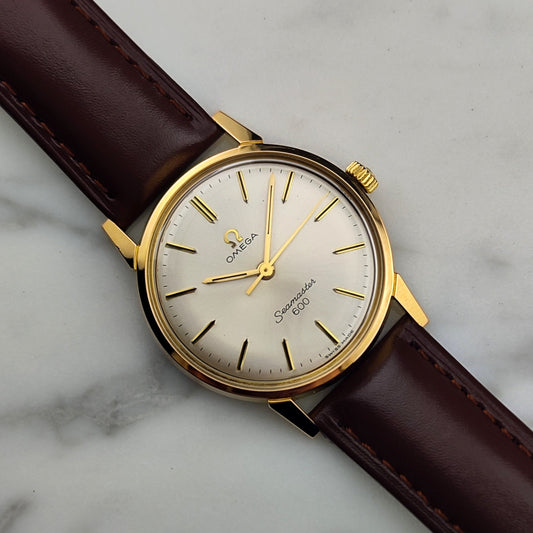Omega Seamaster 600 Gold White Dial Ref. 135.012