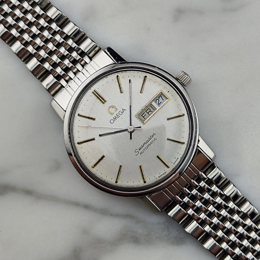 Vintage Omega Seamaster Automatic Day-Date Steel Bracelet 34mm [REF. 166.0209]