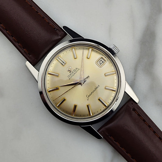 Omega Seamaster Automatic Date Ref. 14760 – 1962, Silbernes Zifferblatt