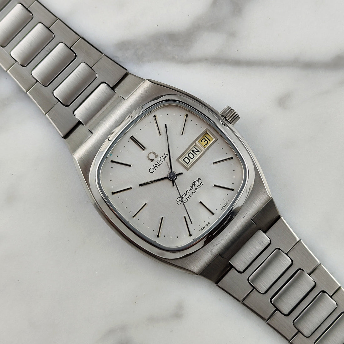 Omega Seamaster Automatic Ref. 166.0266 (1982) – Seltene deutsche Day-Date-Version mit Originalbox