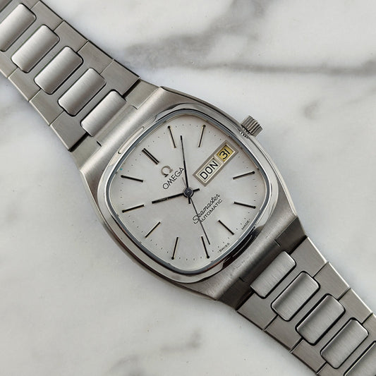 Omega Seamaster Automatic Ref. 166.0266 (1982) – Seltene deutsche Day-Date-Version mit Originalbox