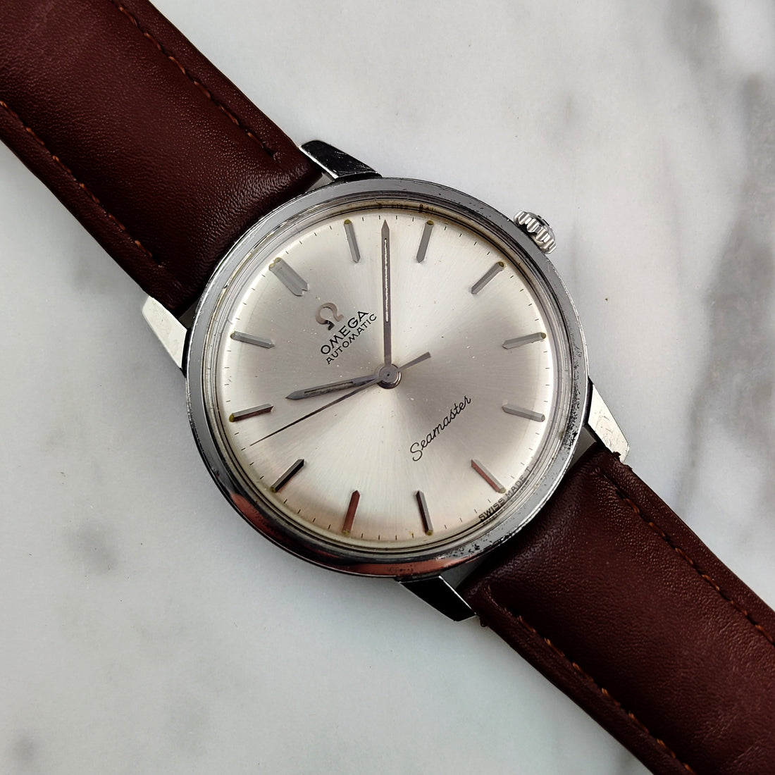 Vintage Omega Seamaster Automatic Silver 1965 [REF. 165.002]