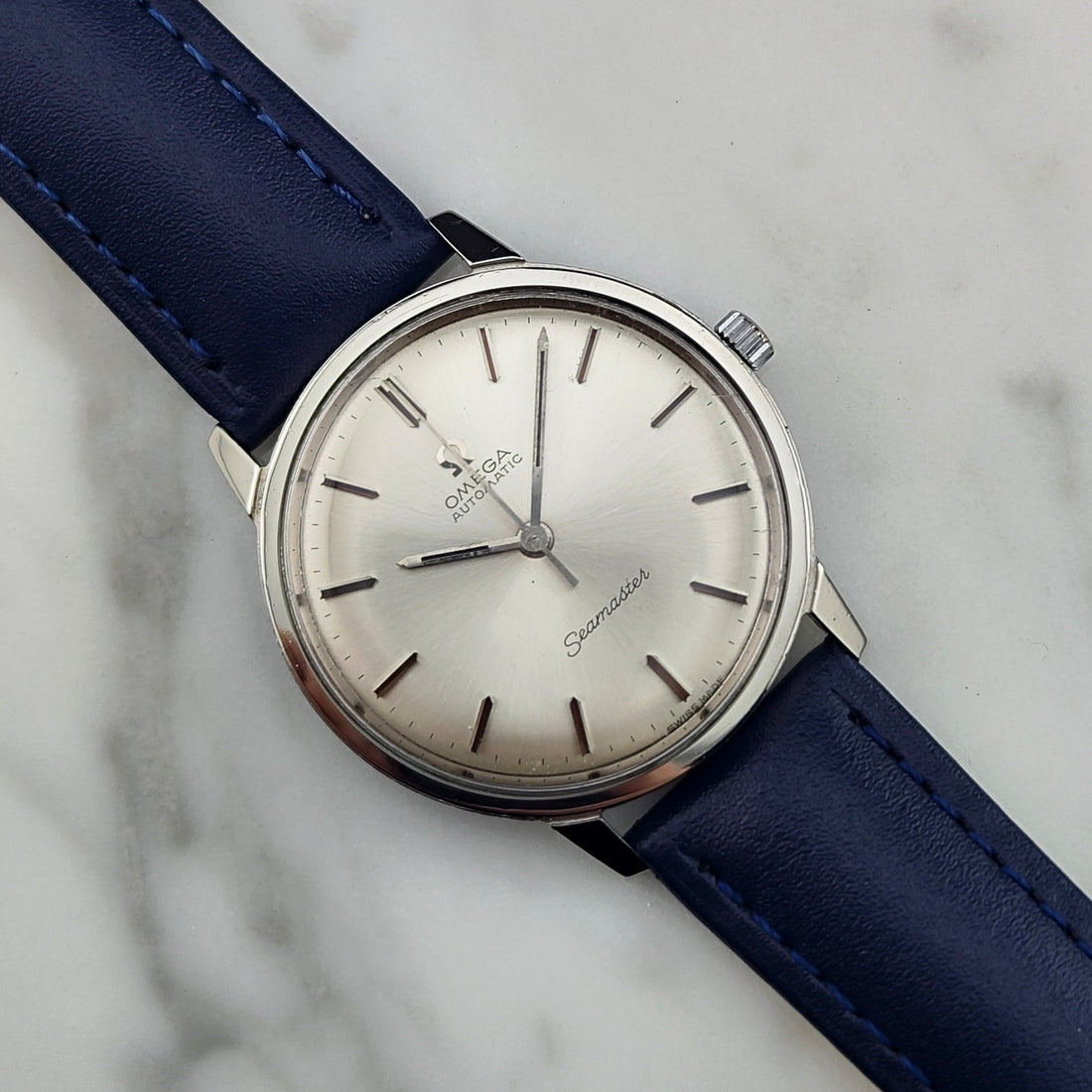 Omega Seamaster 165.002 | Silbernes Zifferblatt | Serviced | 1965