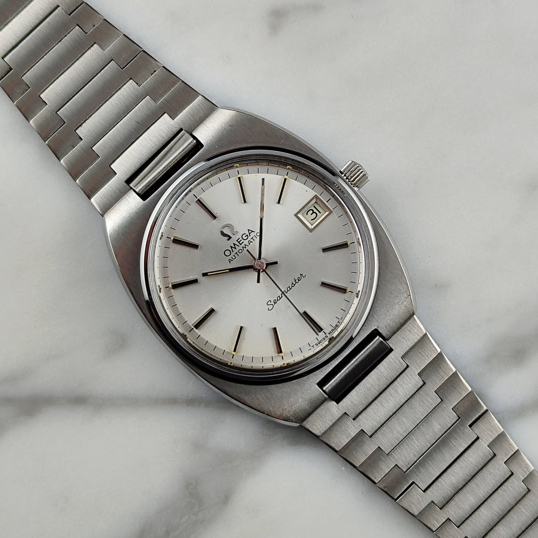 Omega Seamaster Automatic Ref. 166.0206 (1974) – Klassische Eleganz mit frisch revidiertem Automatikwerk