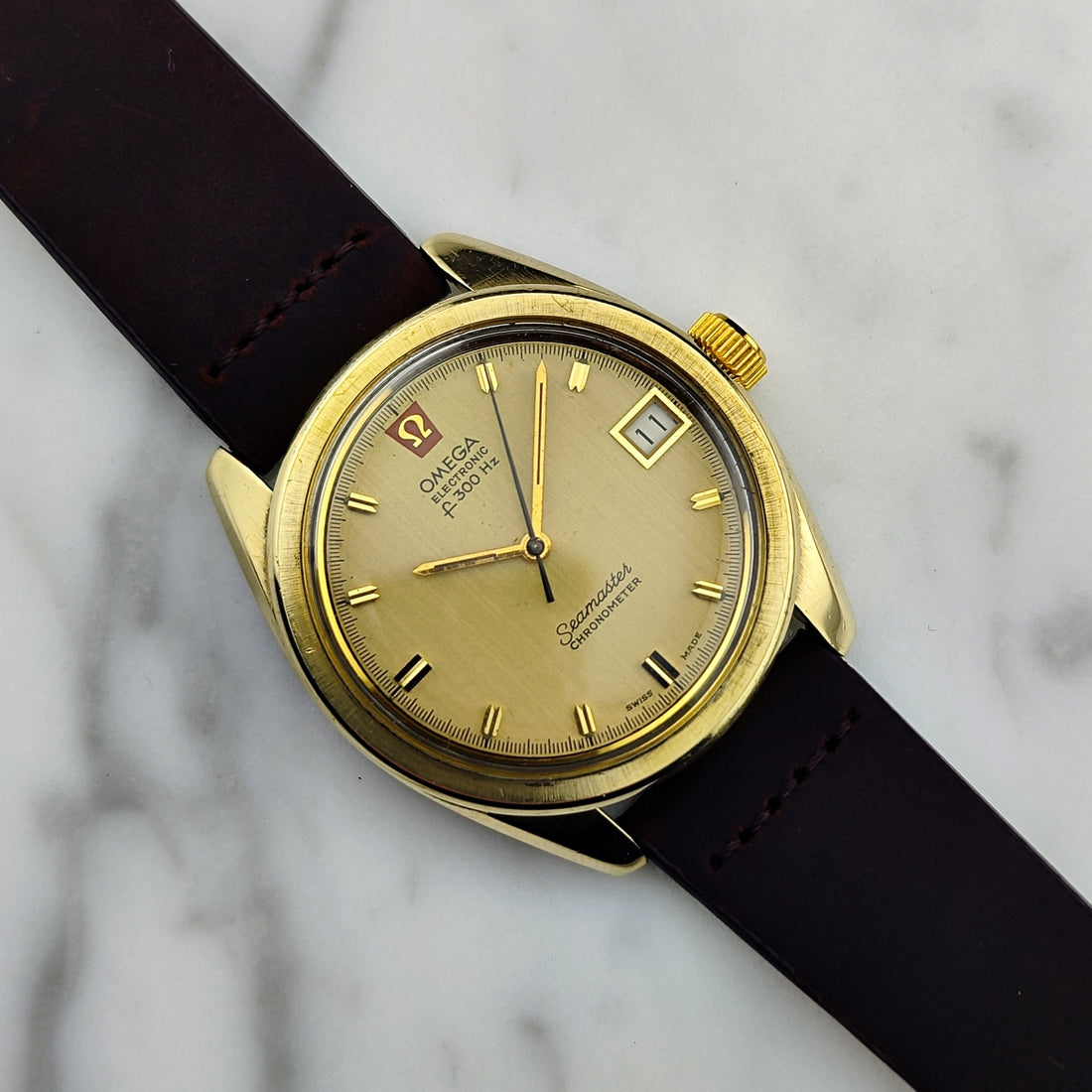 Omega Seamaster f300Hz Chronometer Gold 1972 Ref. 198.001