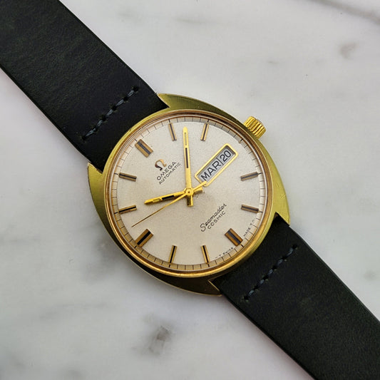 Omega Seamaster Cosmic Gold Day-Date Frankreich 1968 Ref. 166.036