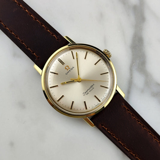 Omega Seamaster De Ville Ref. 135.020 Gold TwoTone 1969 – Vintage Dresswatch Cal. 601 Handaufzug
