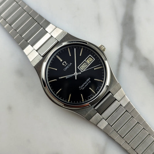 Omega Seamaster Day-Date Deutsch Schwarz Ref. 196.0131 1976