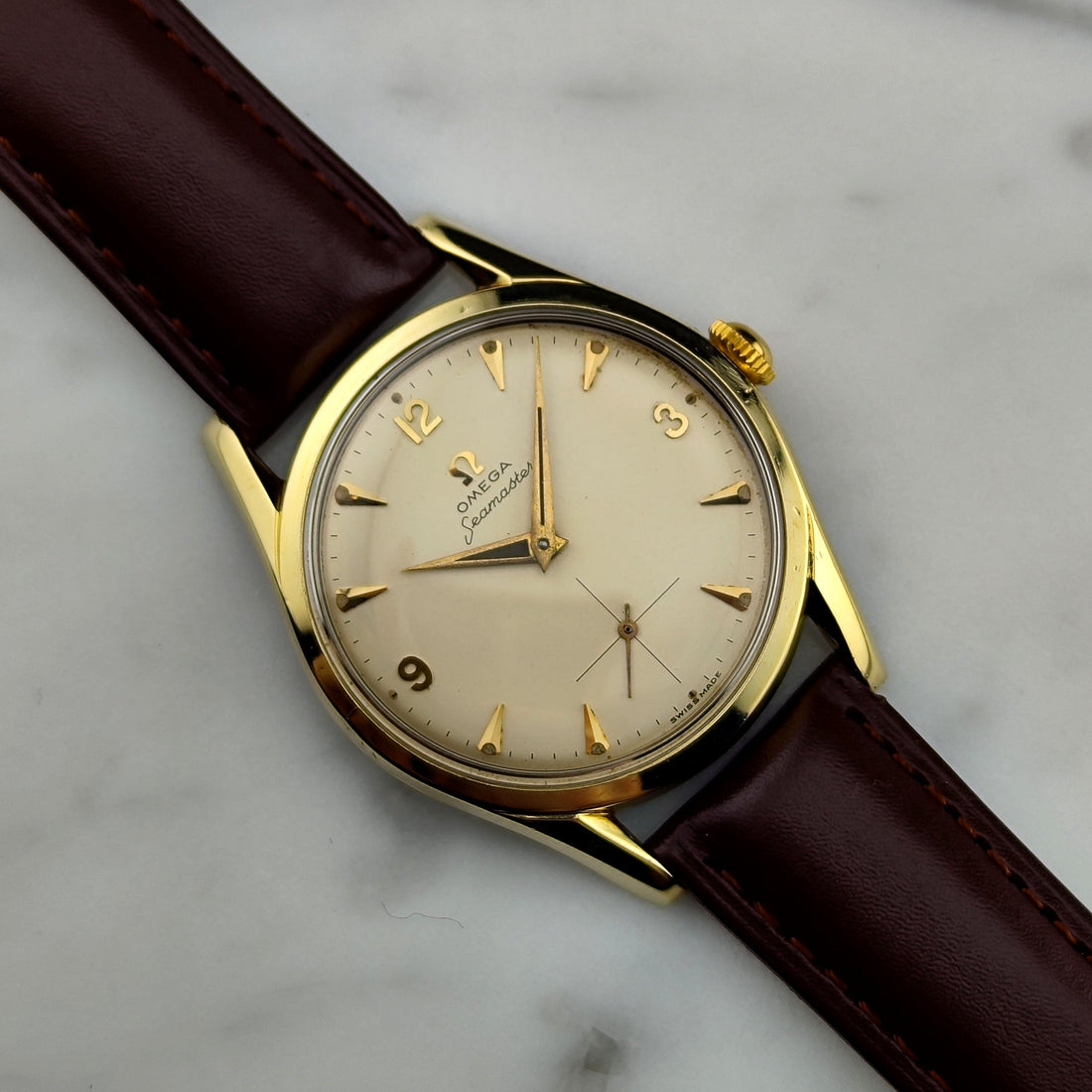 Omega Seamaster Gold 1958 Serviced Ref. 2937-2 Vintage