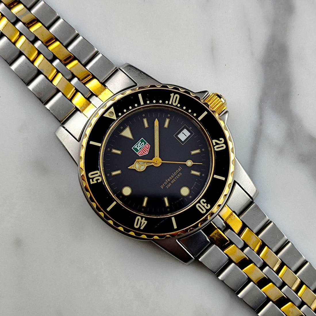 Vintage TAG Heuer Professional 1500 WD1220 Two-Tone Diver – Günstige Submariner Alternative aus den 90ern