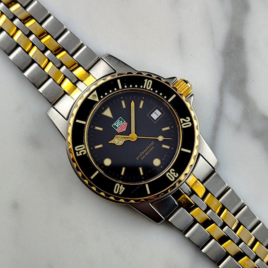 Vintage TAG Heuer Professional 1500 WD1220 Two-Tone Diver – Günstige Submariner Alternative aus den 90ern