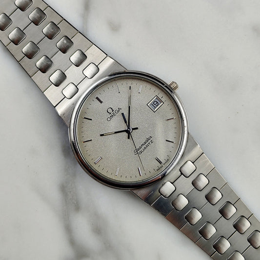 Omega Seamaster Quartz Silver Frosted Dial 1984 – Ref. 196.0277