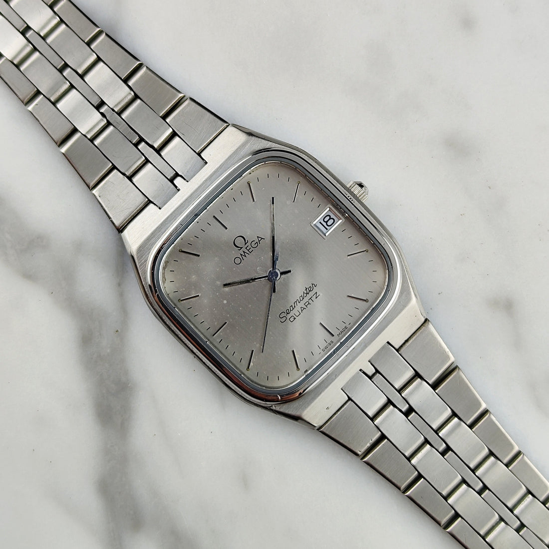 Omega Seamaster Quartz Silver Steel 1980 – Ref. 196.0196