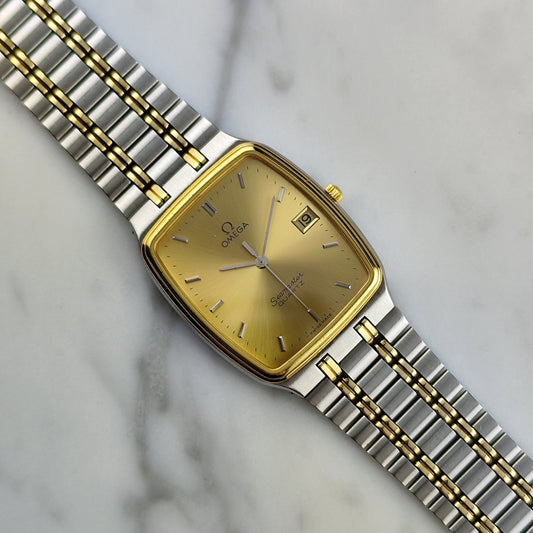 Vintage Omega Seamaster Quartz Two Tone 1982 [REF. 196.0239]